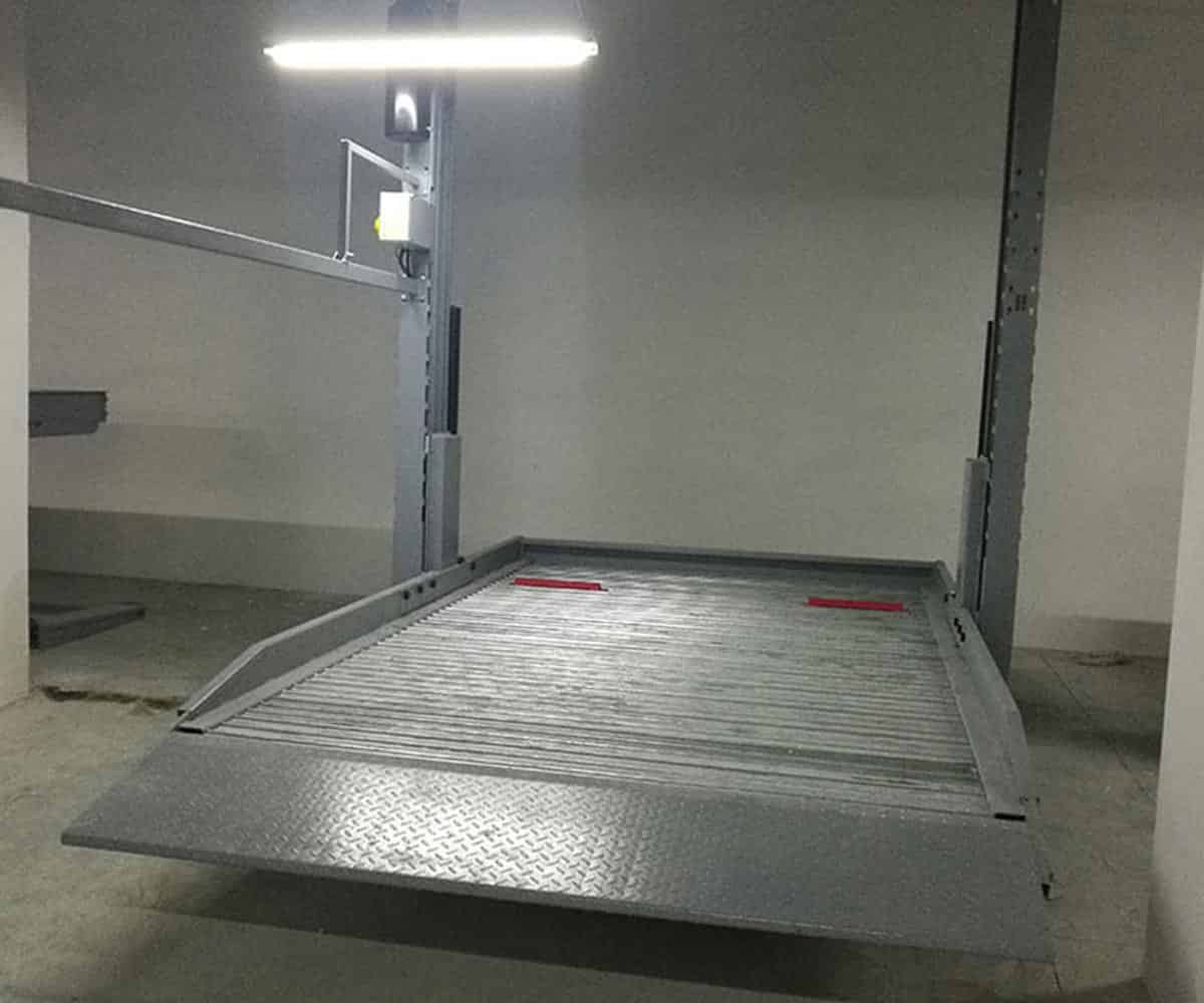 湖北省四柱簡易升降類機械式立體停車設備過規劃