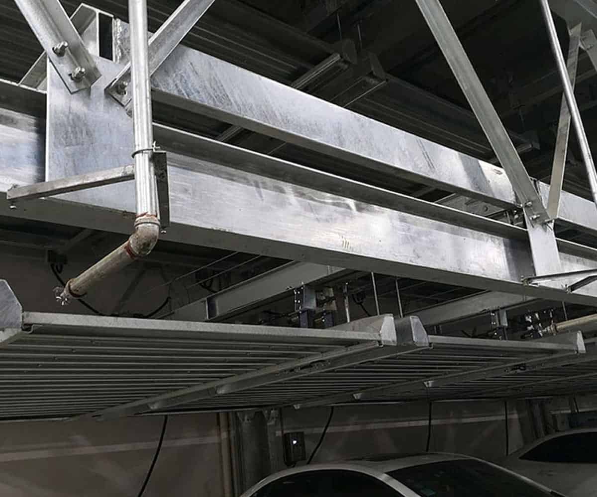 三層升降平移立體停車場安裝